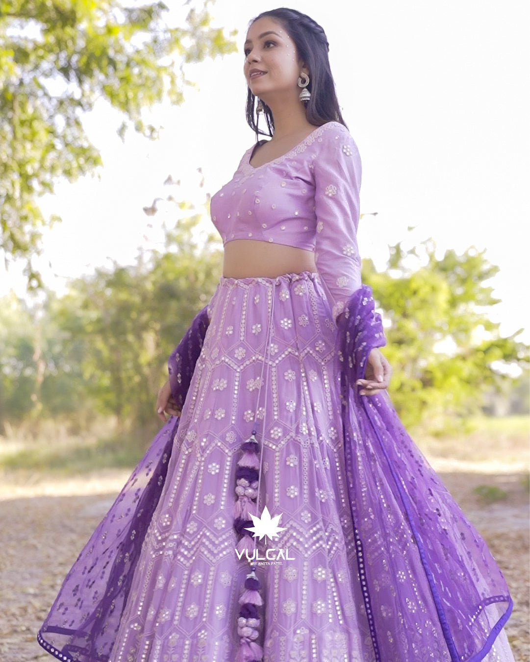 Purple Lehenga