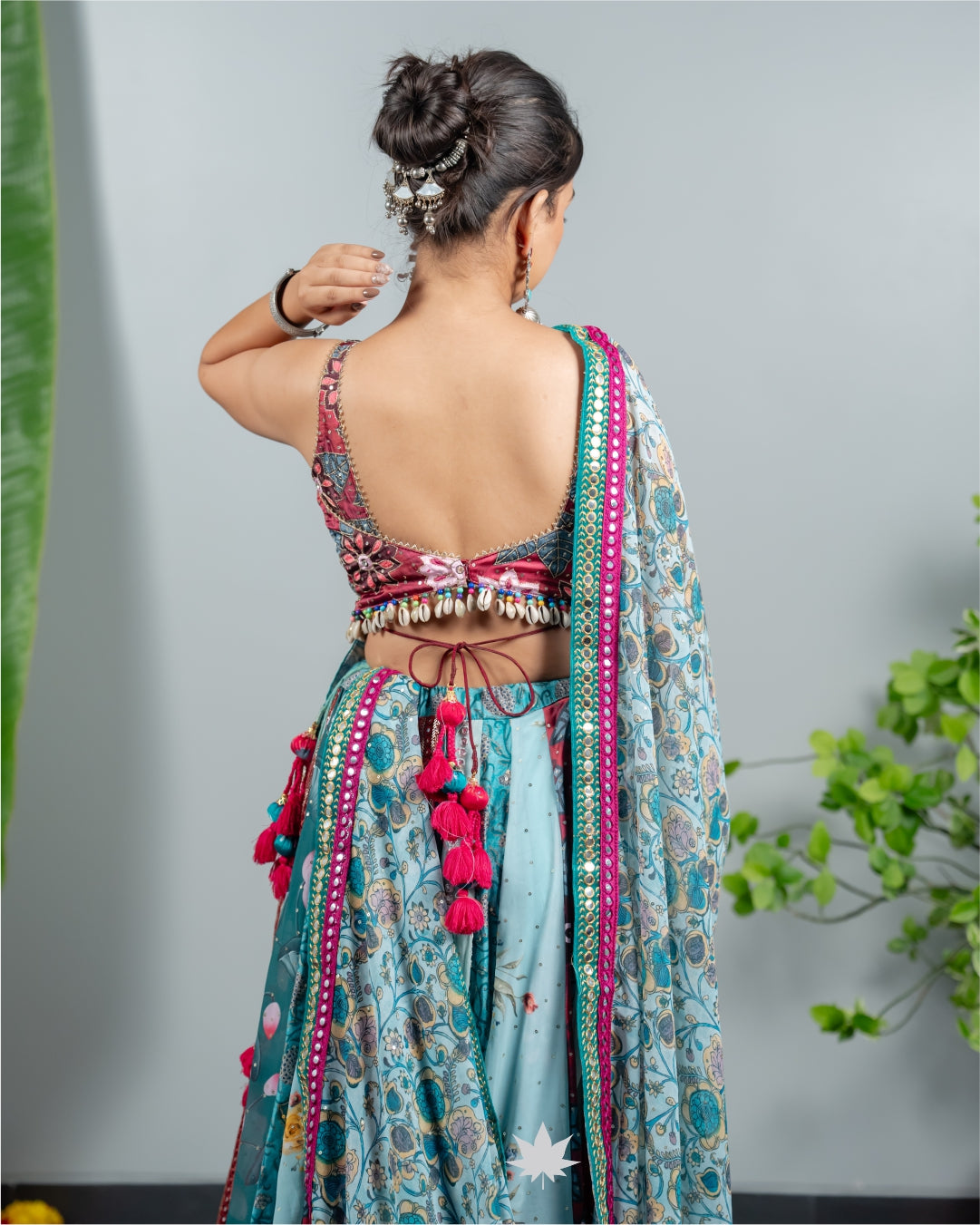 Aqua Bloom Chaniya Choli