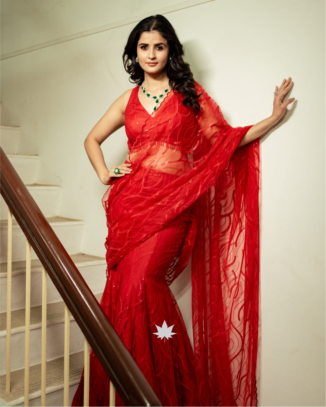 Gilded Grace Ready-to-Wear Saree