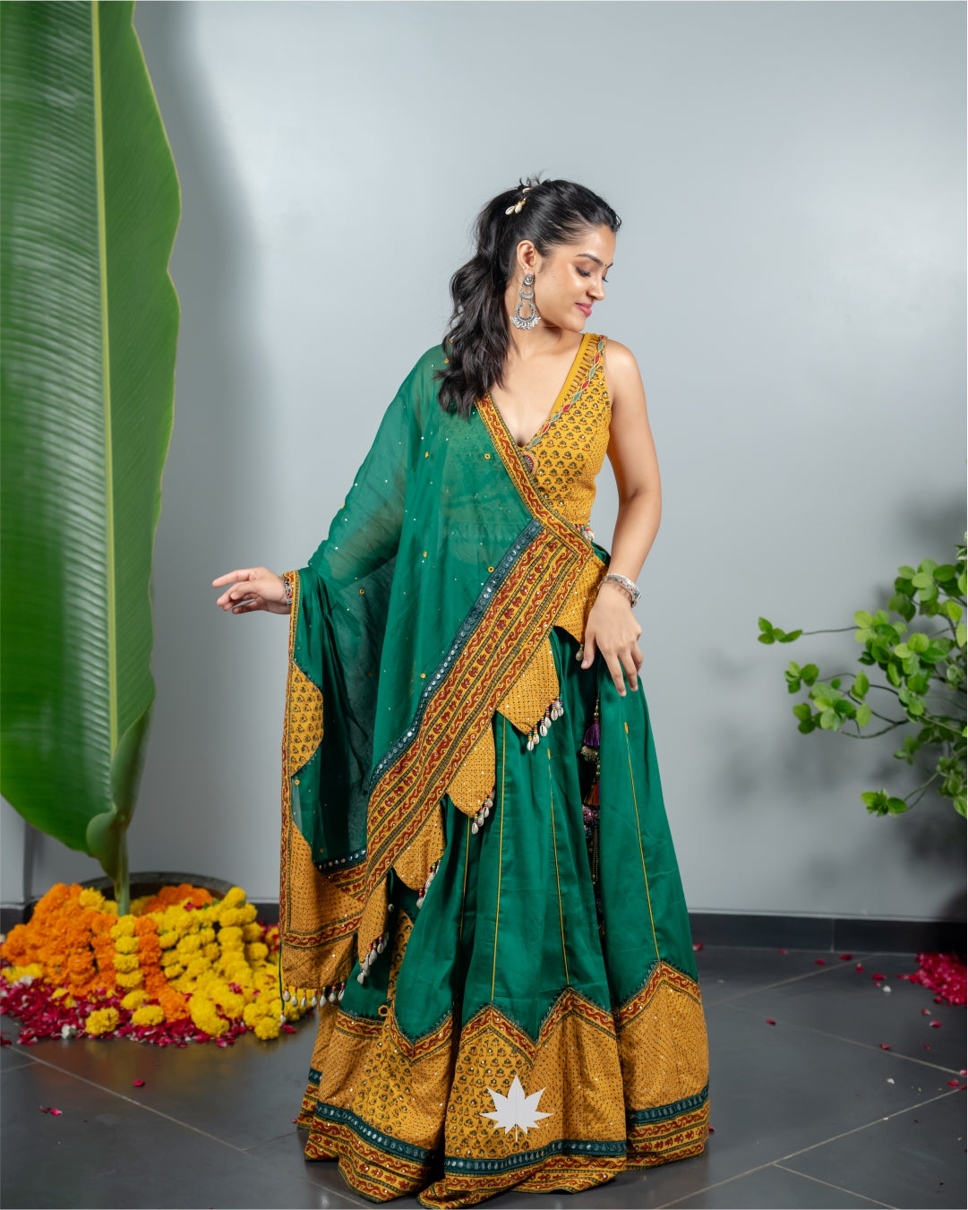 Emerald Glow Chaniya Choli