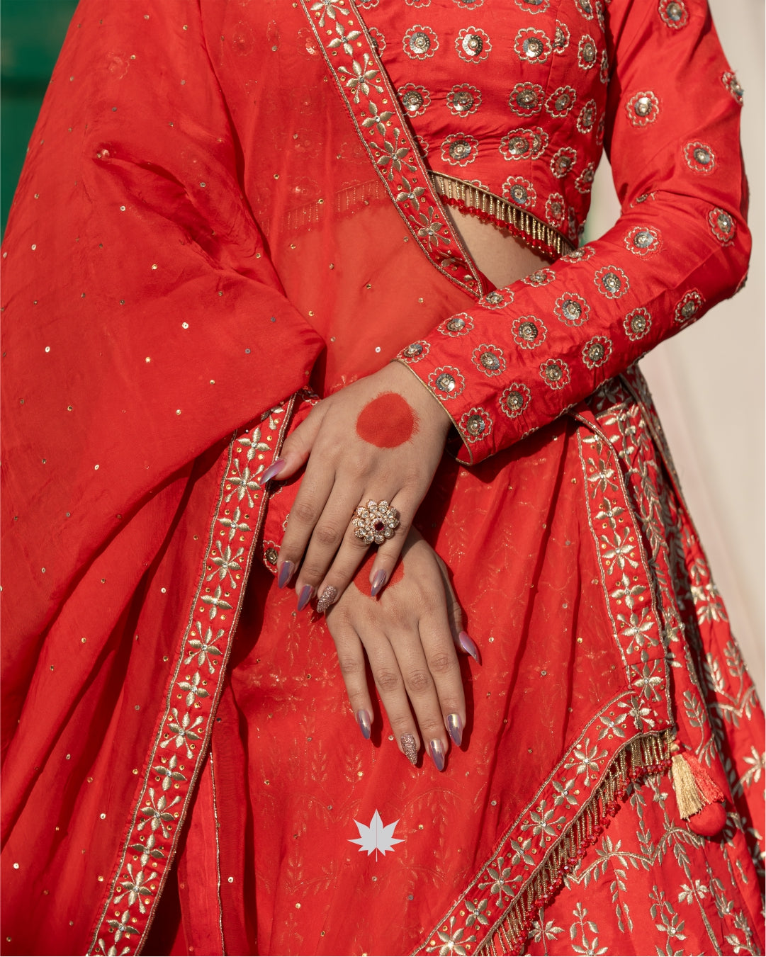 Flame of Love, Red Lehenga