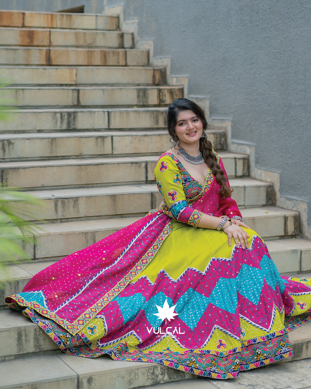 chaniya choli material in vadodara