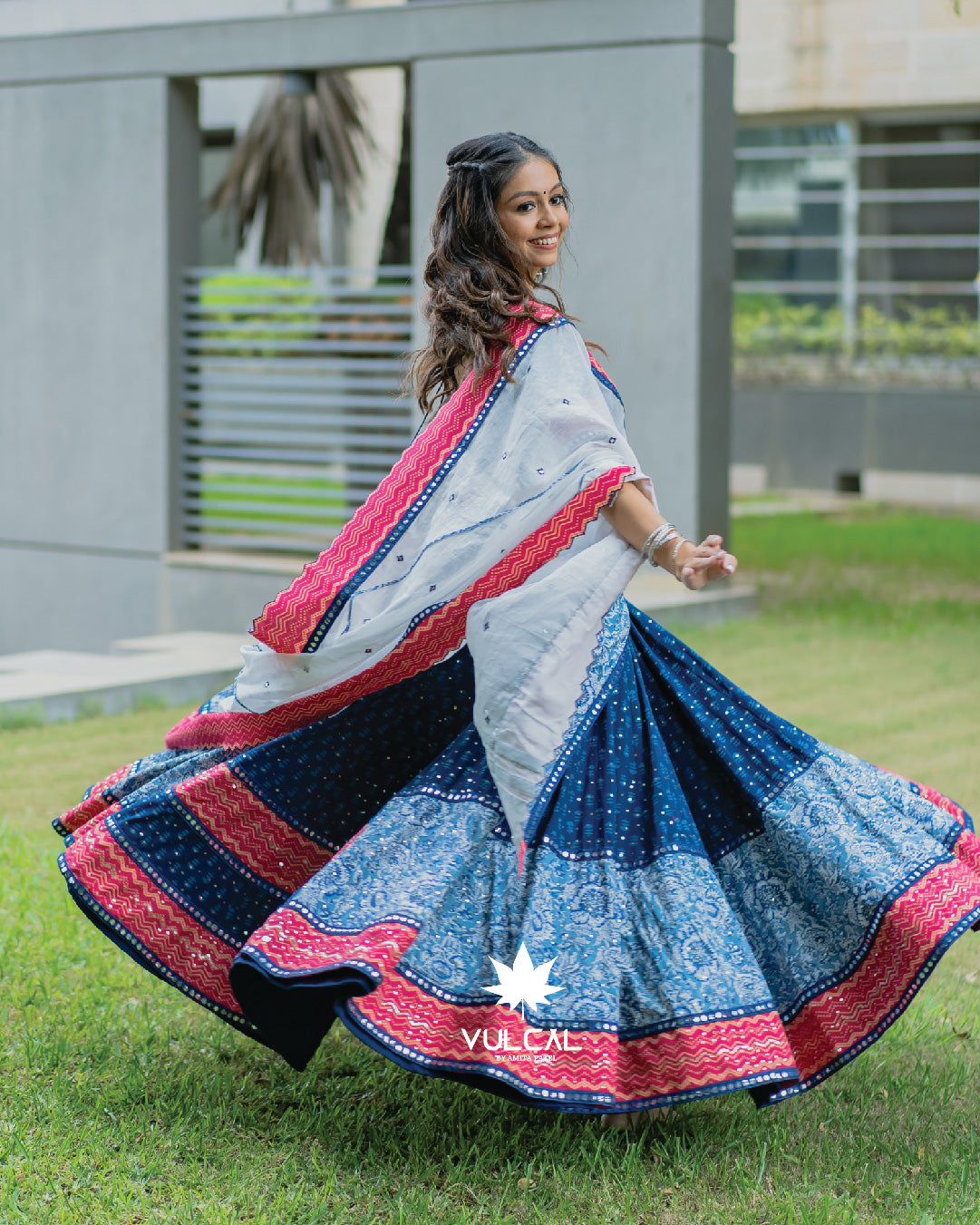 Blue & Pink Premium Chaniya Choli