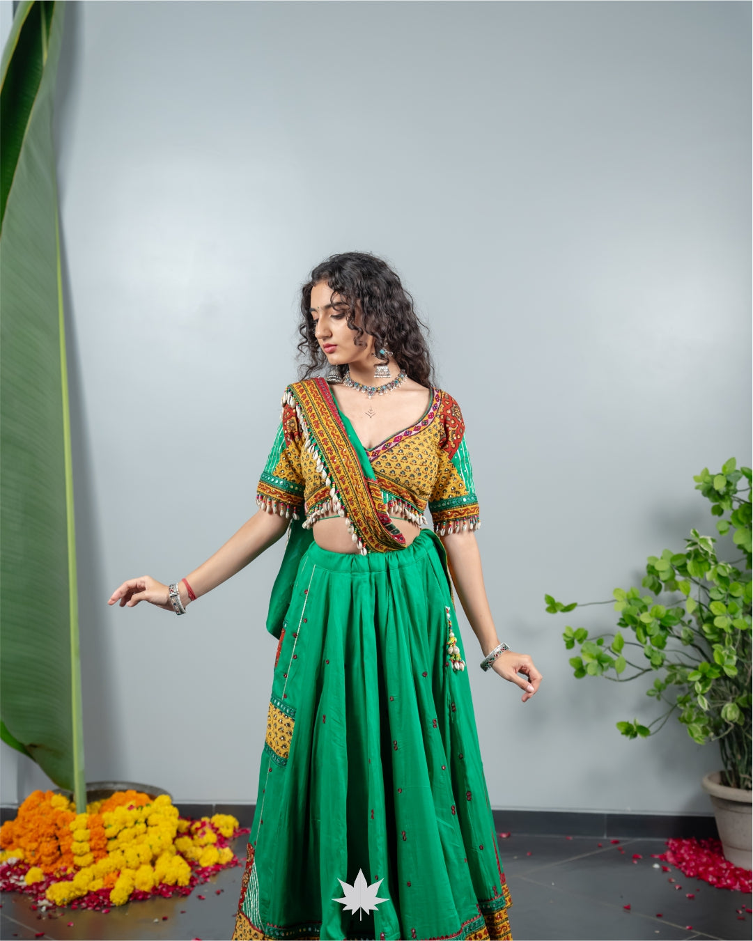 Panna Twirl Chaniya Choli