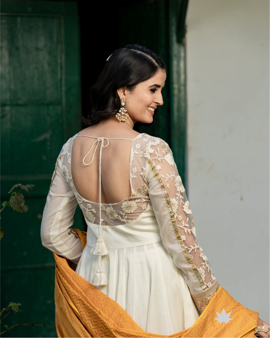 Kesar Kalpana Anarkali Set with Dupatta