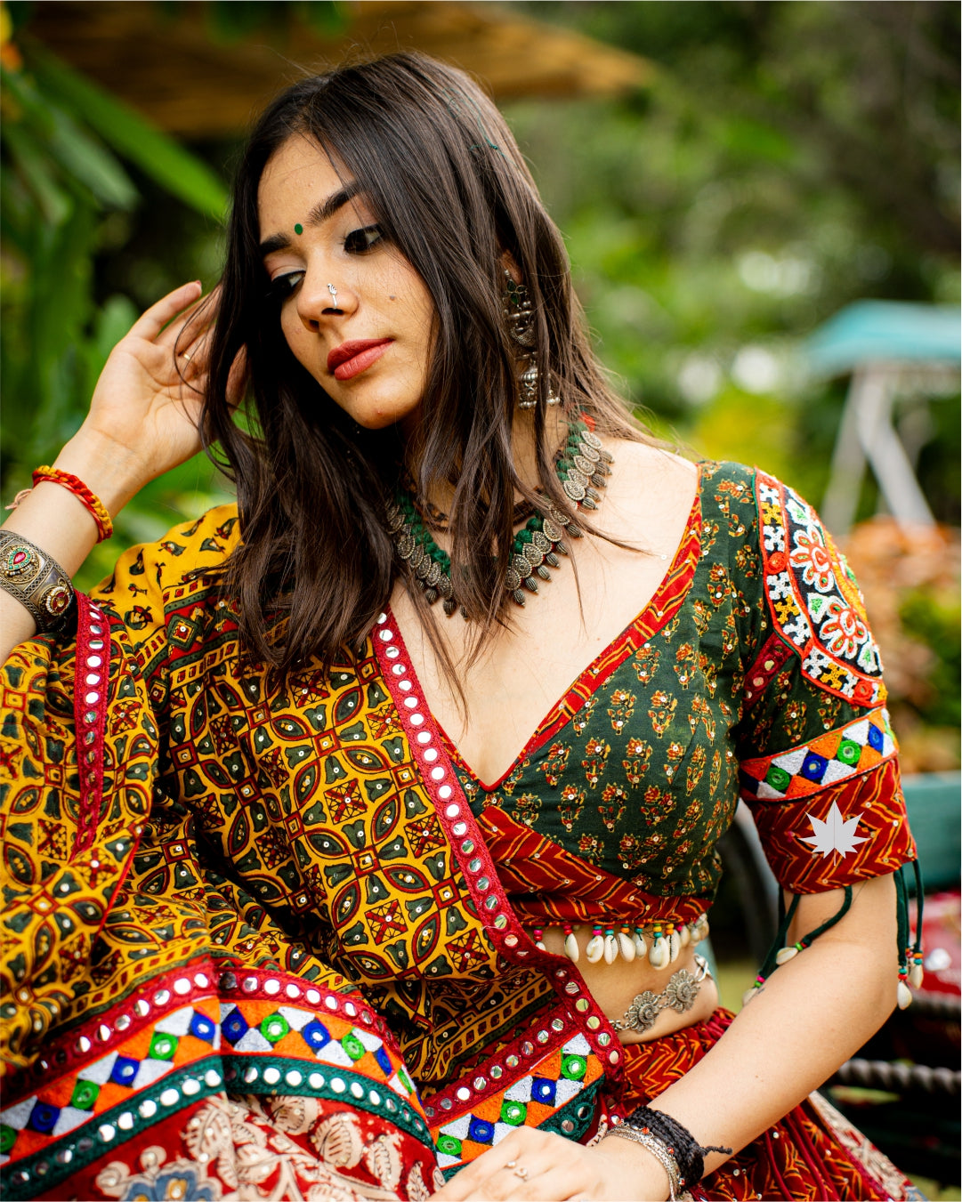 Tribal Royality Multi-Patchwork Chaniya Choli set