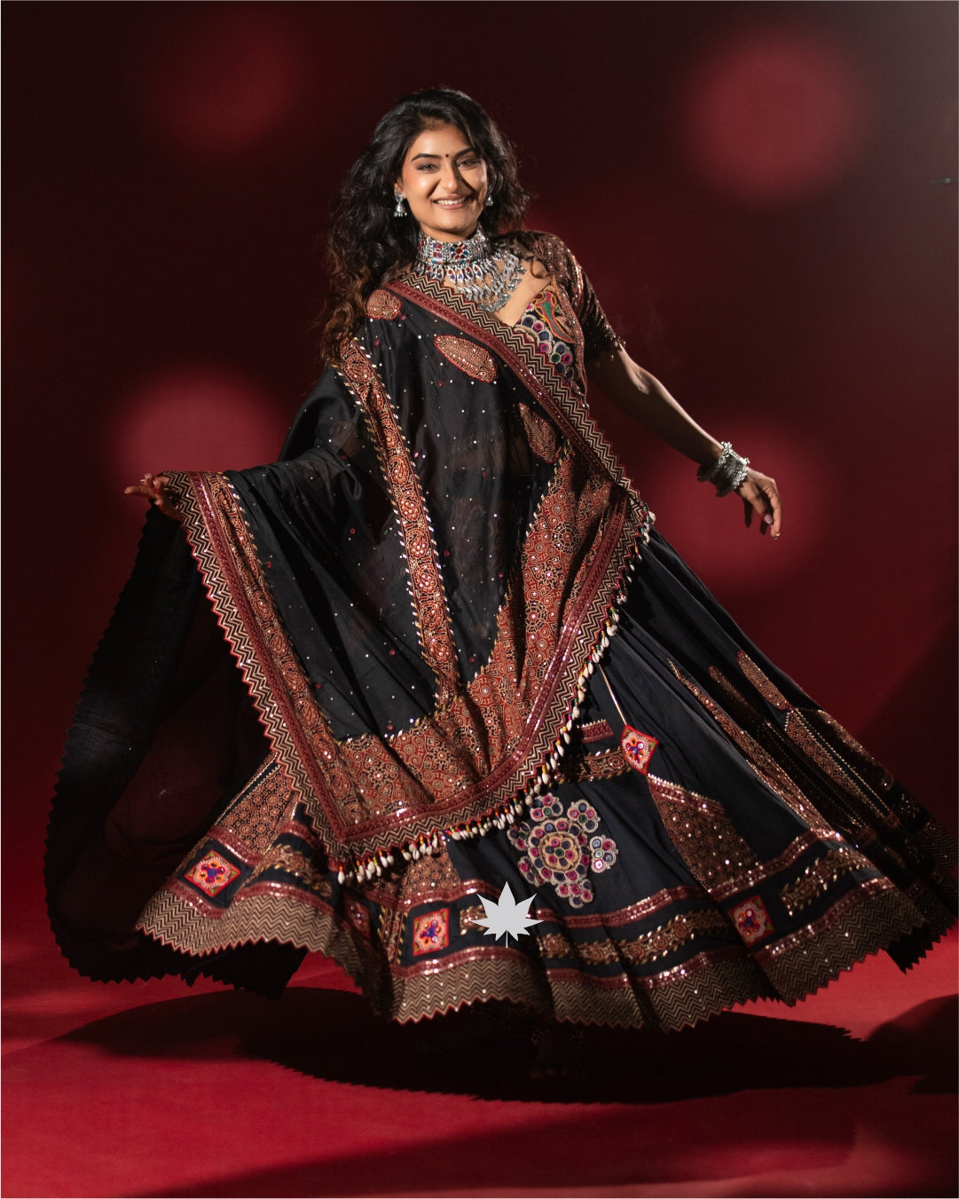 Midnight Elegance Chaniya Choli
