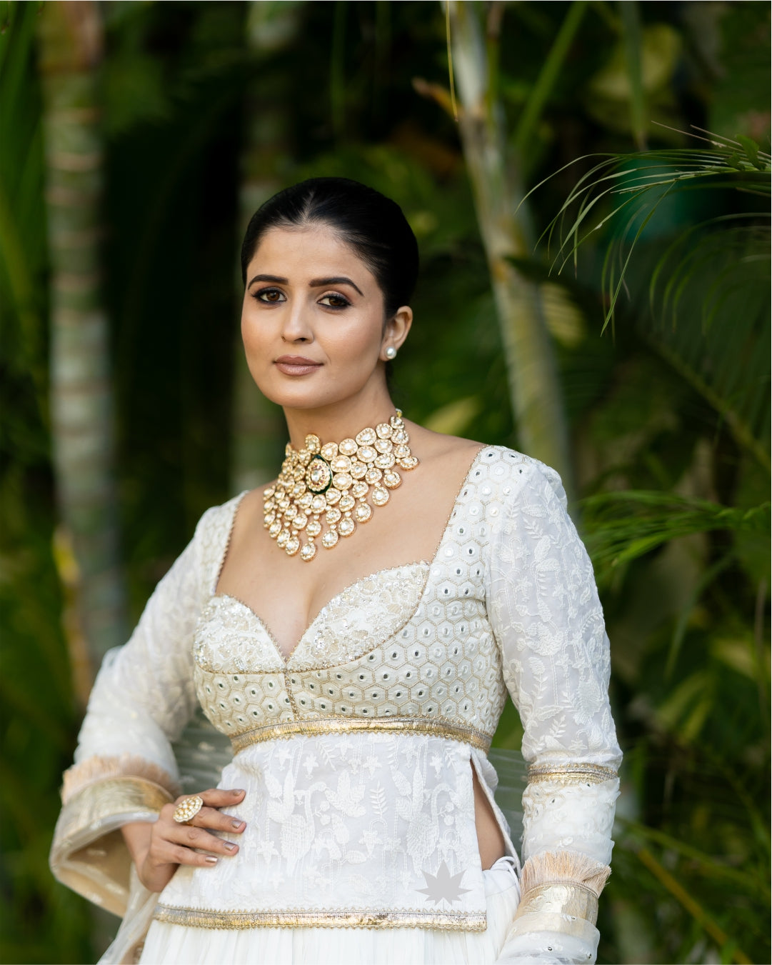 Almond Glow Chaniya Choli