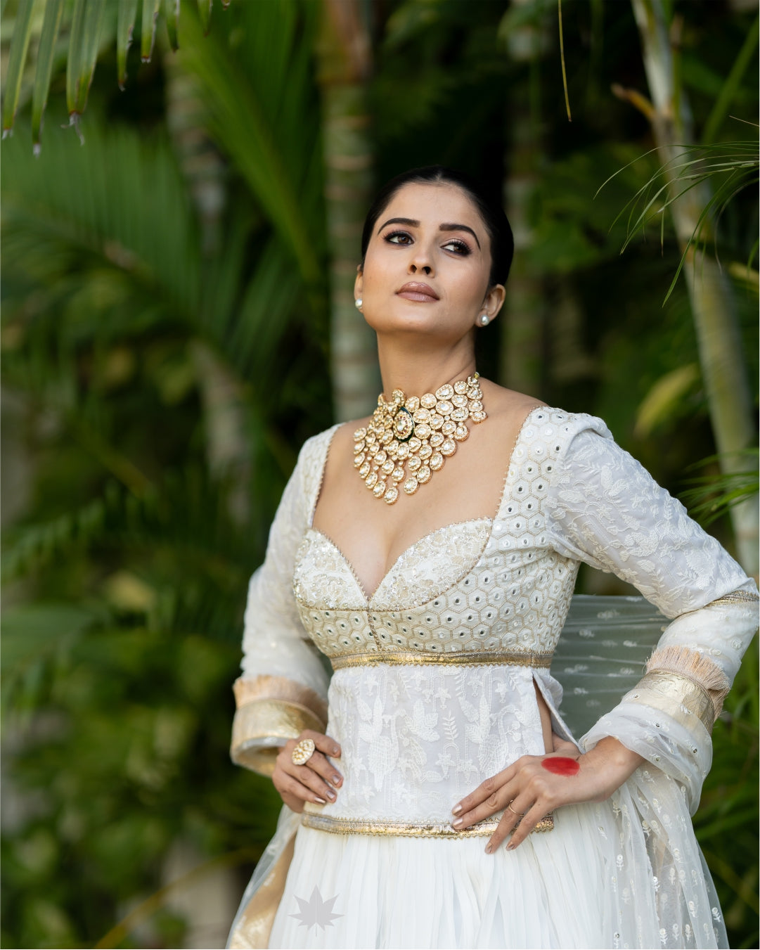 Almond Glow Chaniya Choli