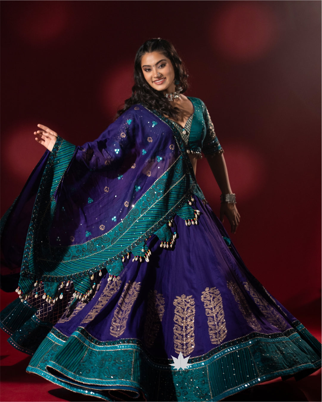 Peacock Blue Royal Chaniya Choli