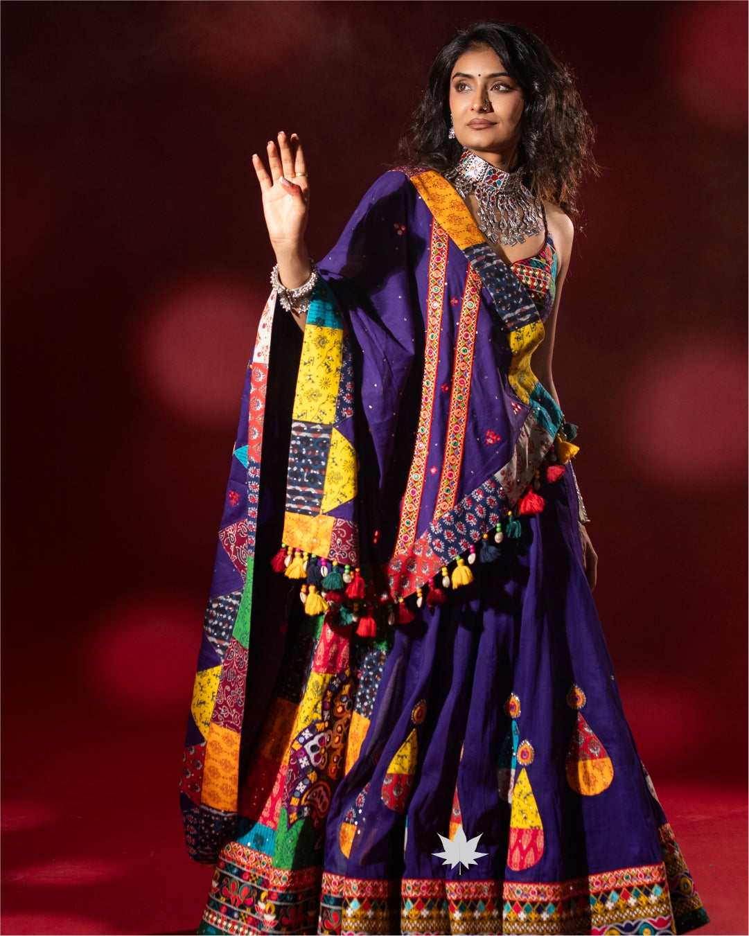 Royal Indigo Navratri Chaniya Choli