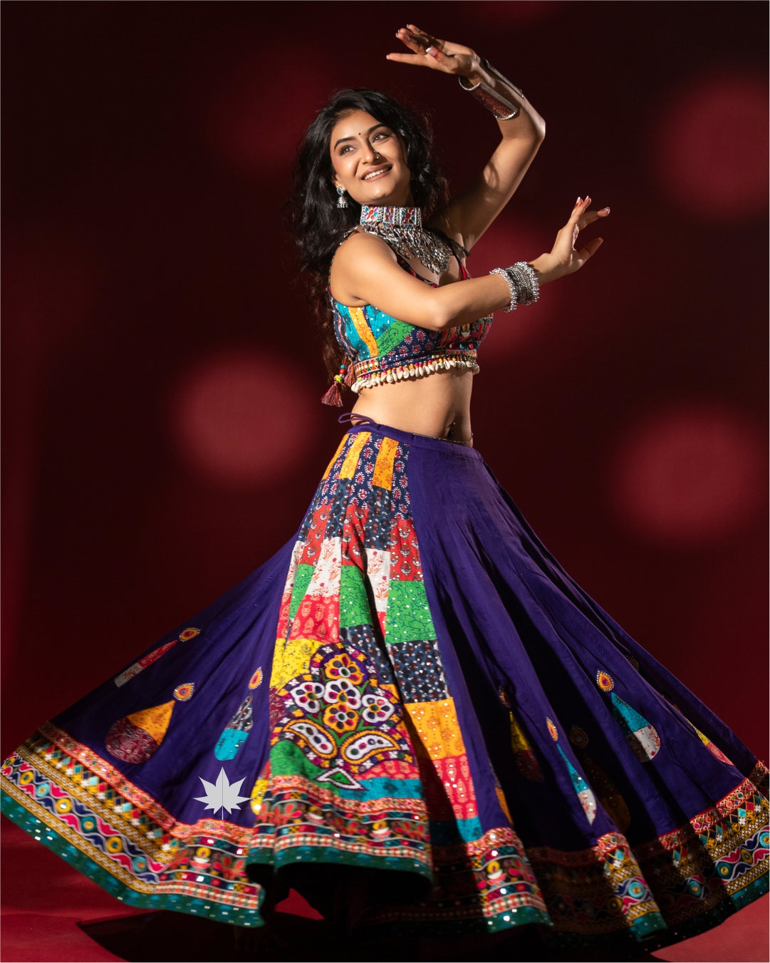 Royal Indigo Navratri Chaniya Choli
