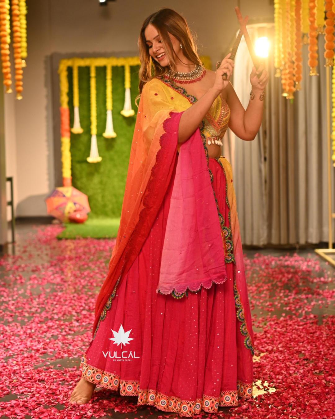 Pink Premium Chaniya Choli