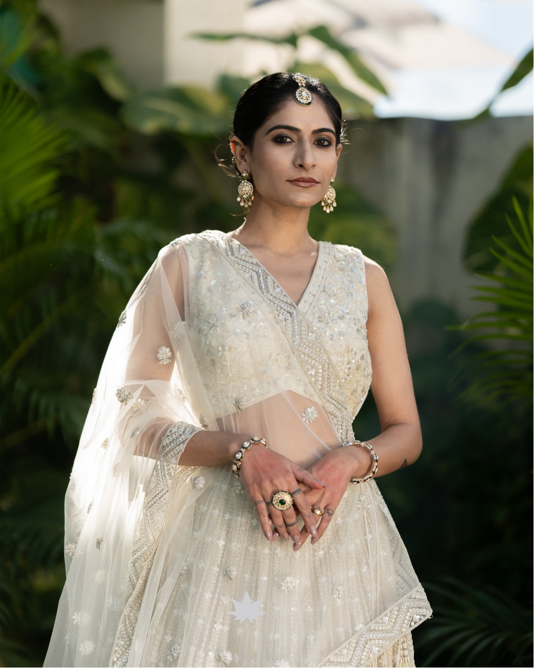 Ivory Bliss – A Timeless Lehenga Set