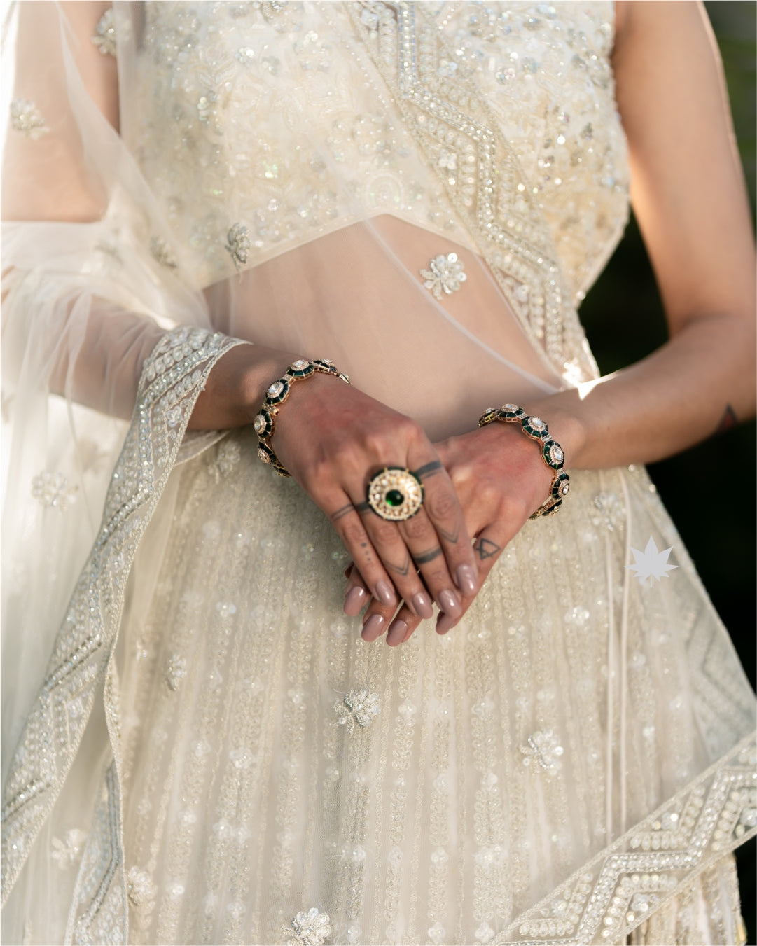 Ivory Bliss – A Timeless Lehenga Set