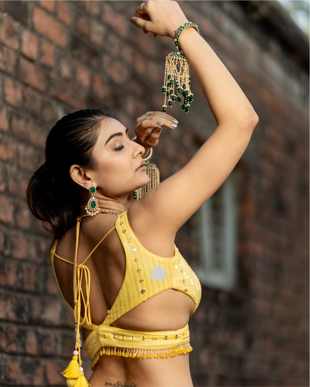 Marigold Mirage Lehenga – A Blooming Elegance in Yellow