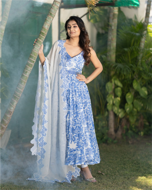 Pottery Palette Anarkali