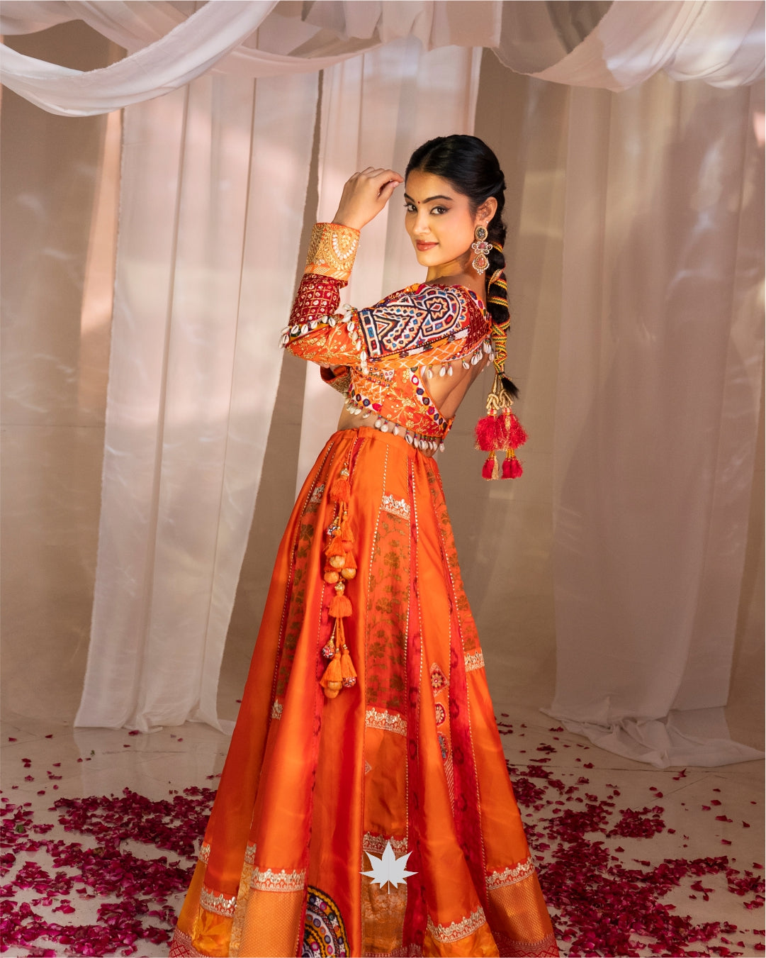 Sunset Radiance Gamthi Chaniya Choli
