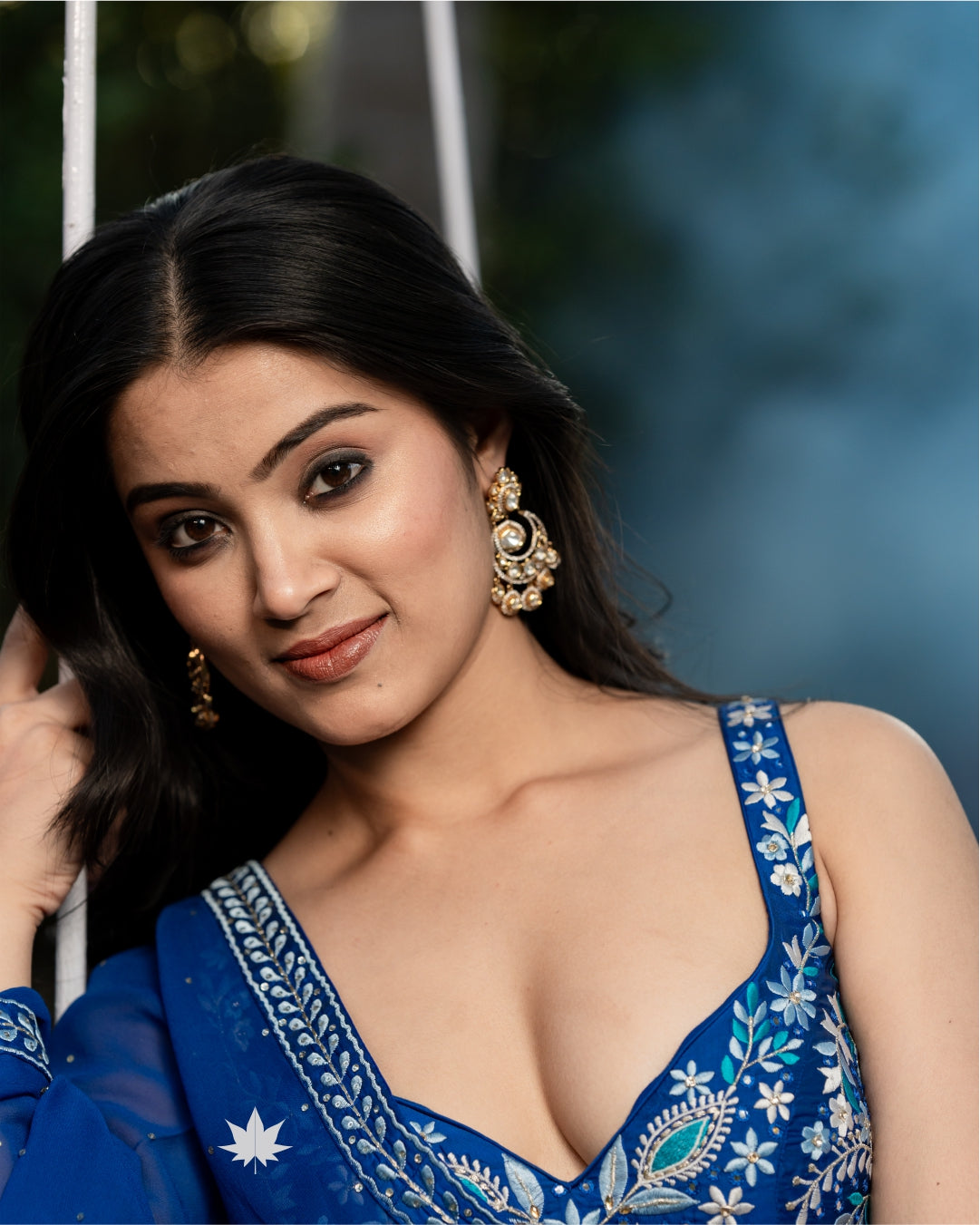 Eclipse Enchantment – The Royal Blue Lehenga