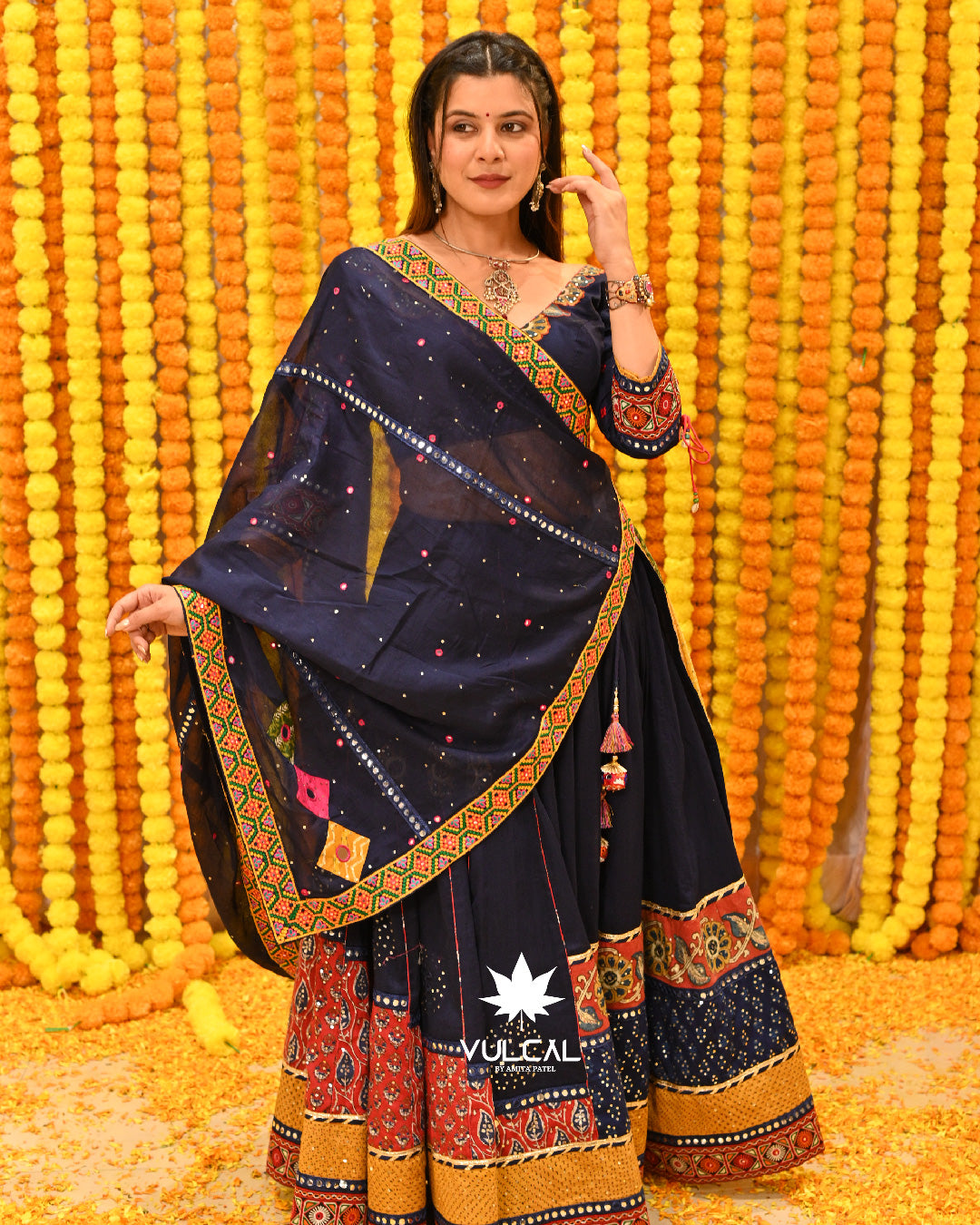 Navy Blue Premium Chaniya Choli