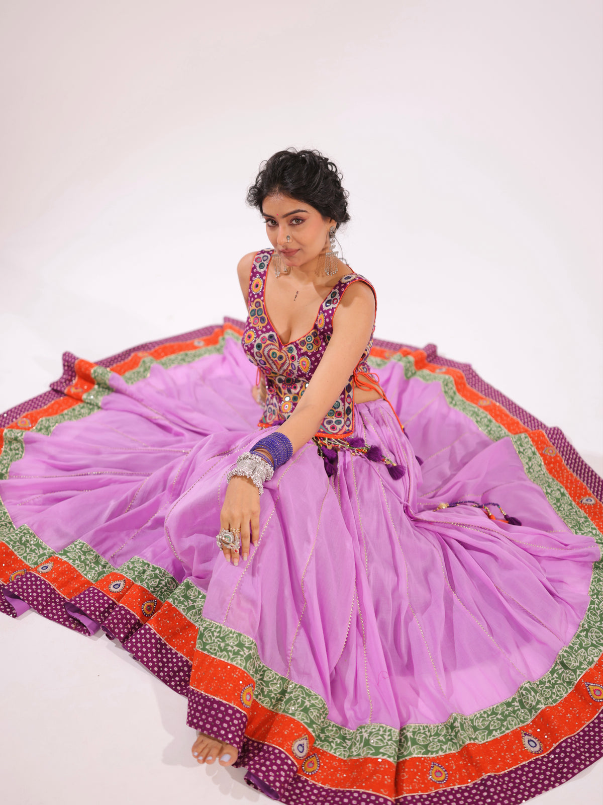 Lavender Rangsaaz | Handcrafted Heritage Chaniyacholi
