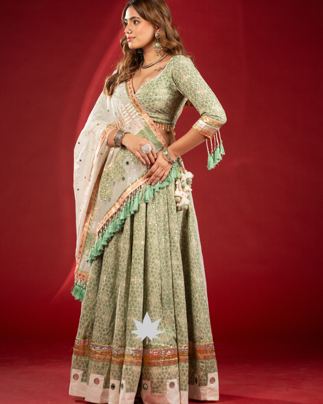 Pista Noor | Premium Garba Chaniya Choli