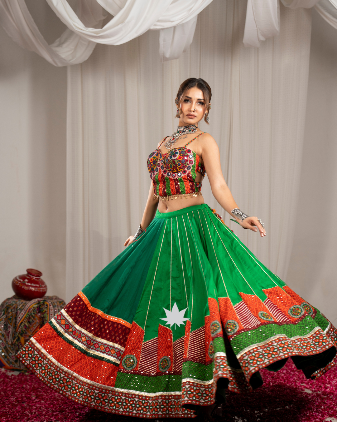 Emerald Rang | Premium Navratri Chaniya Choli