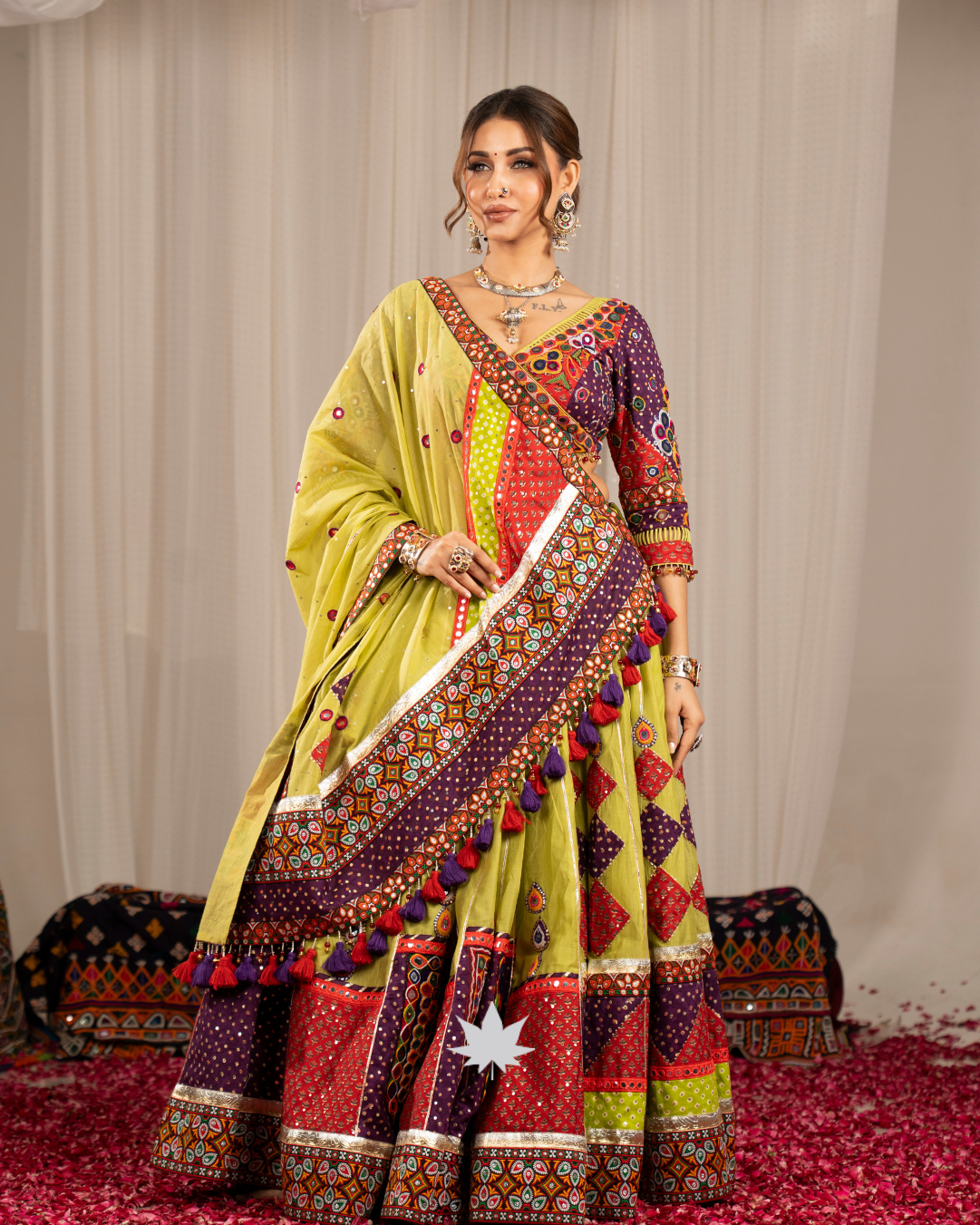 Rangmayuri | Premium Heritage Navratri Chaniya Choli