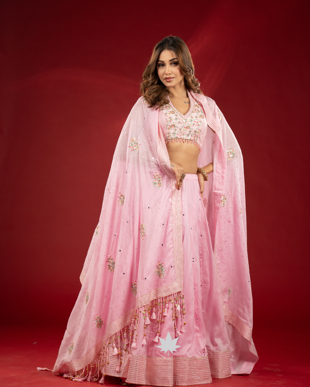 Blush Leher | Premium Luxury Navratri Chaniya Choli