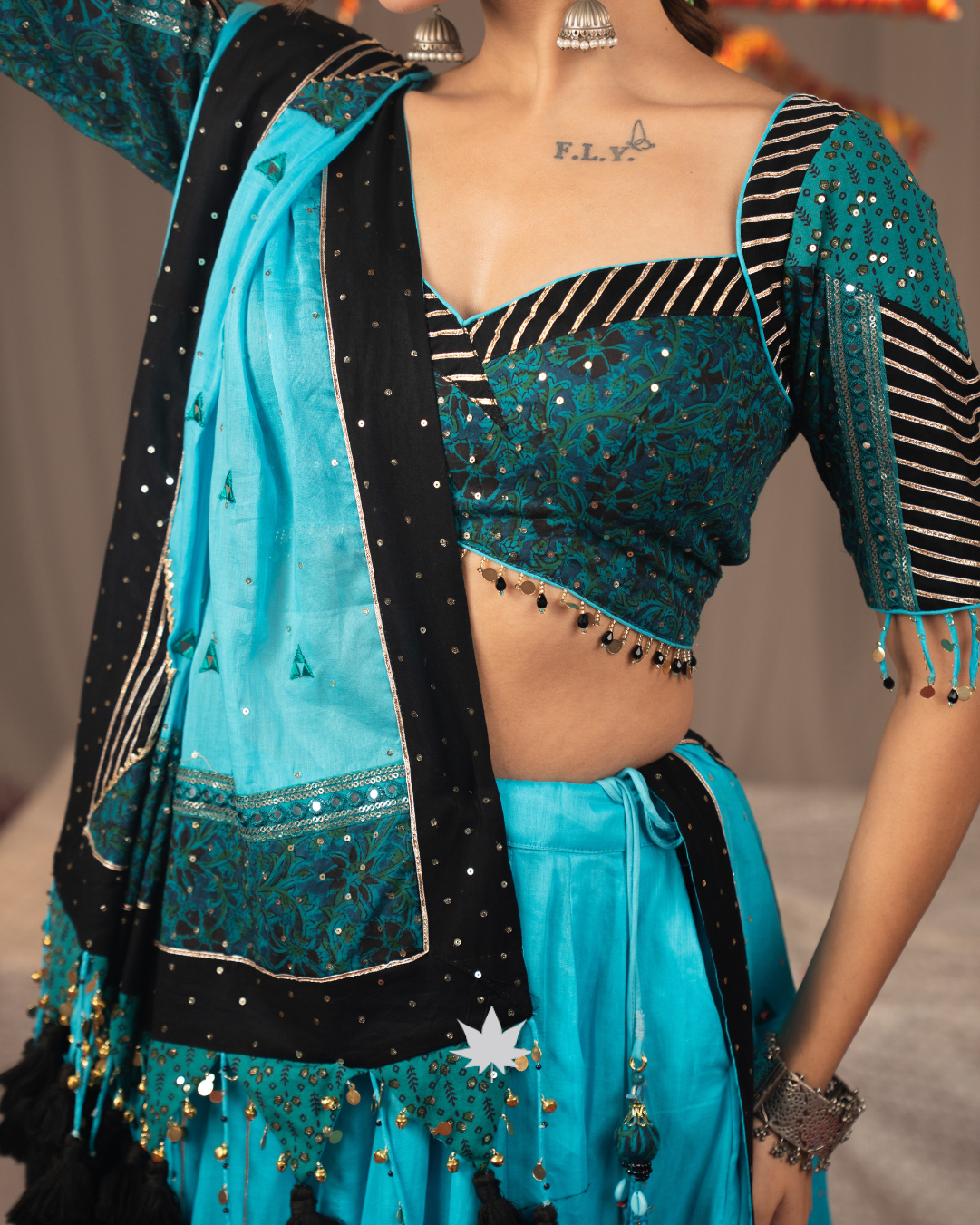 Jal Varnika | Premium Heritage Navratri Chaniya Choli