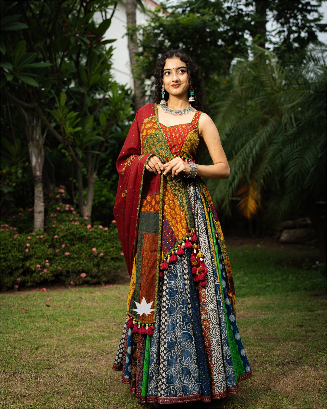 Multicolor Patchwork Chaniya Choli Set