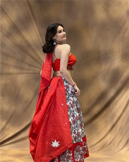 Navrang White Chaniya Choli