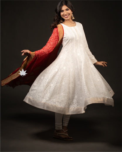 Ivory Maroon Grace