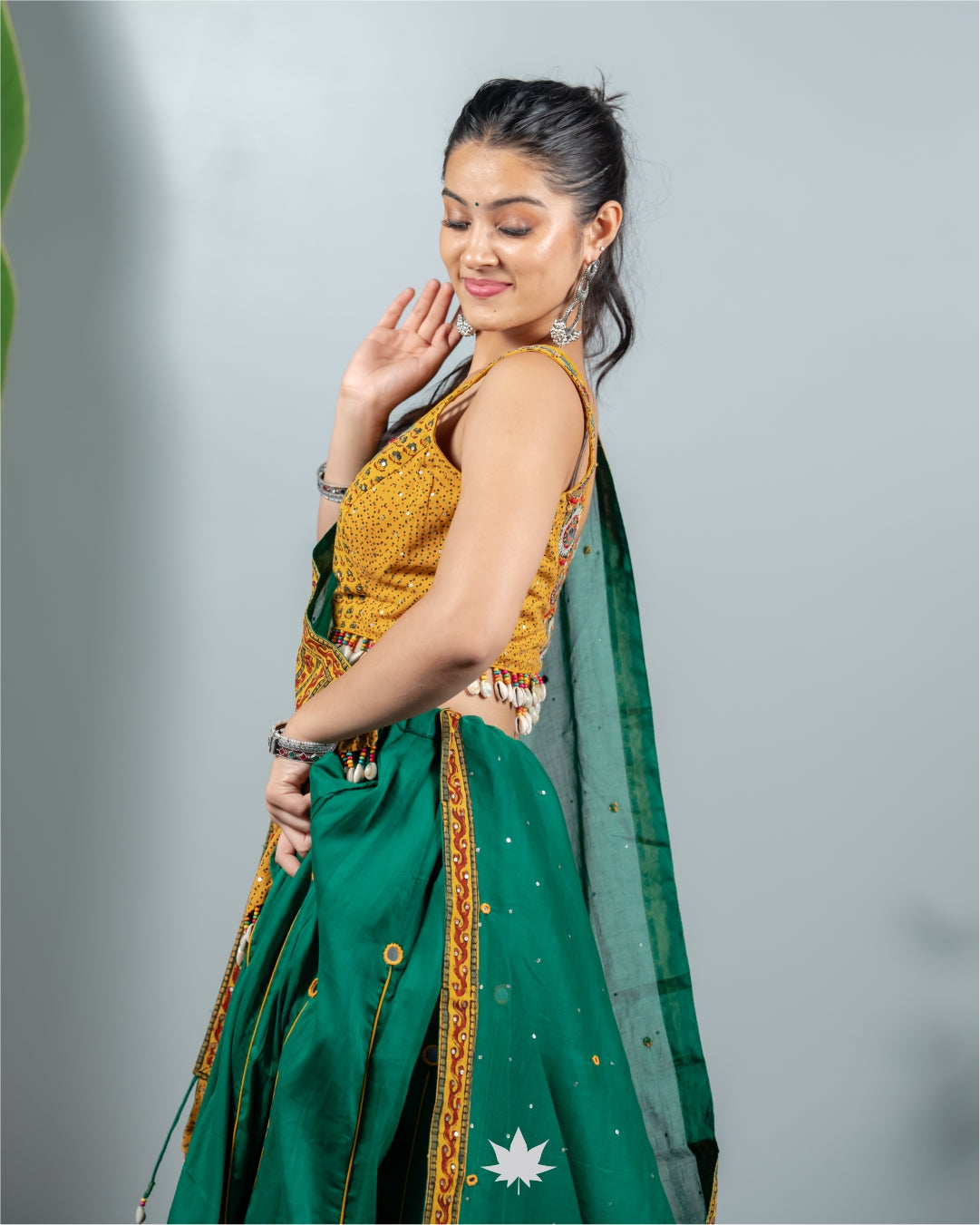 Emerald Glow Chaniya Choli