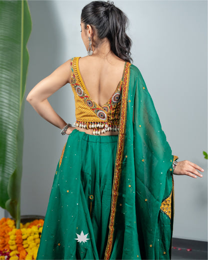 Emerald Glow Chaniya Choli