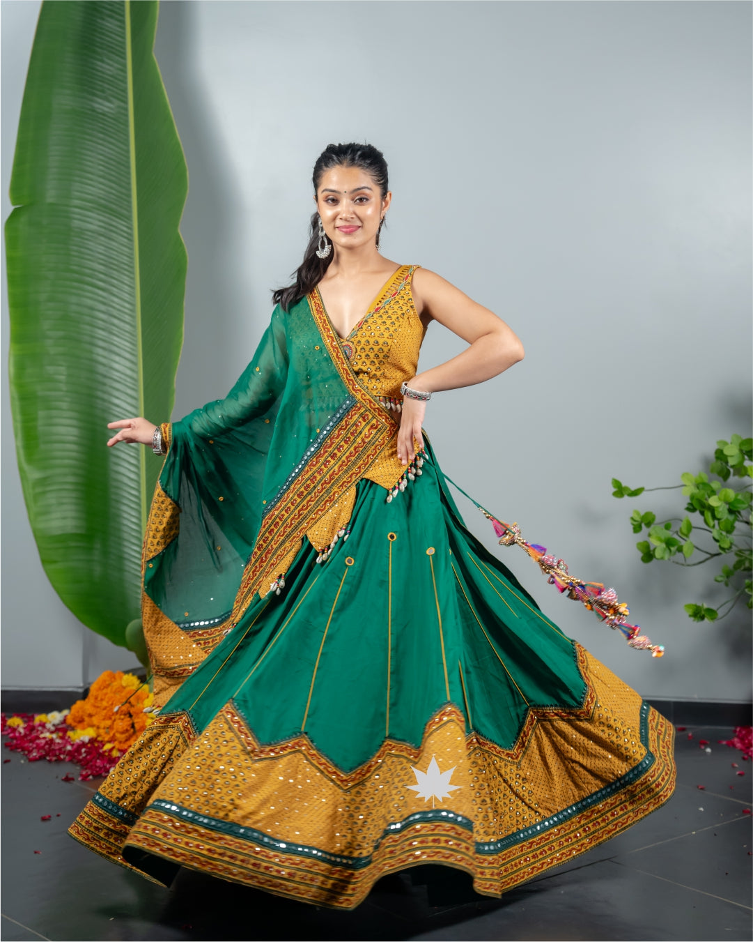 Emerald Glow Chaniya Choli