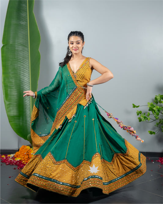 Emerald Glow Chaniya Choli