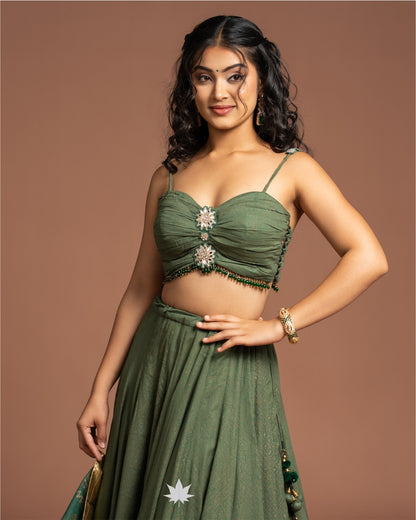 Kavya Green Chaniya Choli