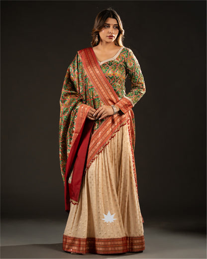 Patola Grace – Banarasi Georgette Lehenga Set