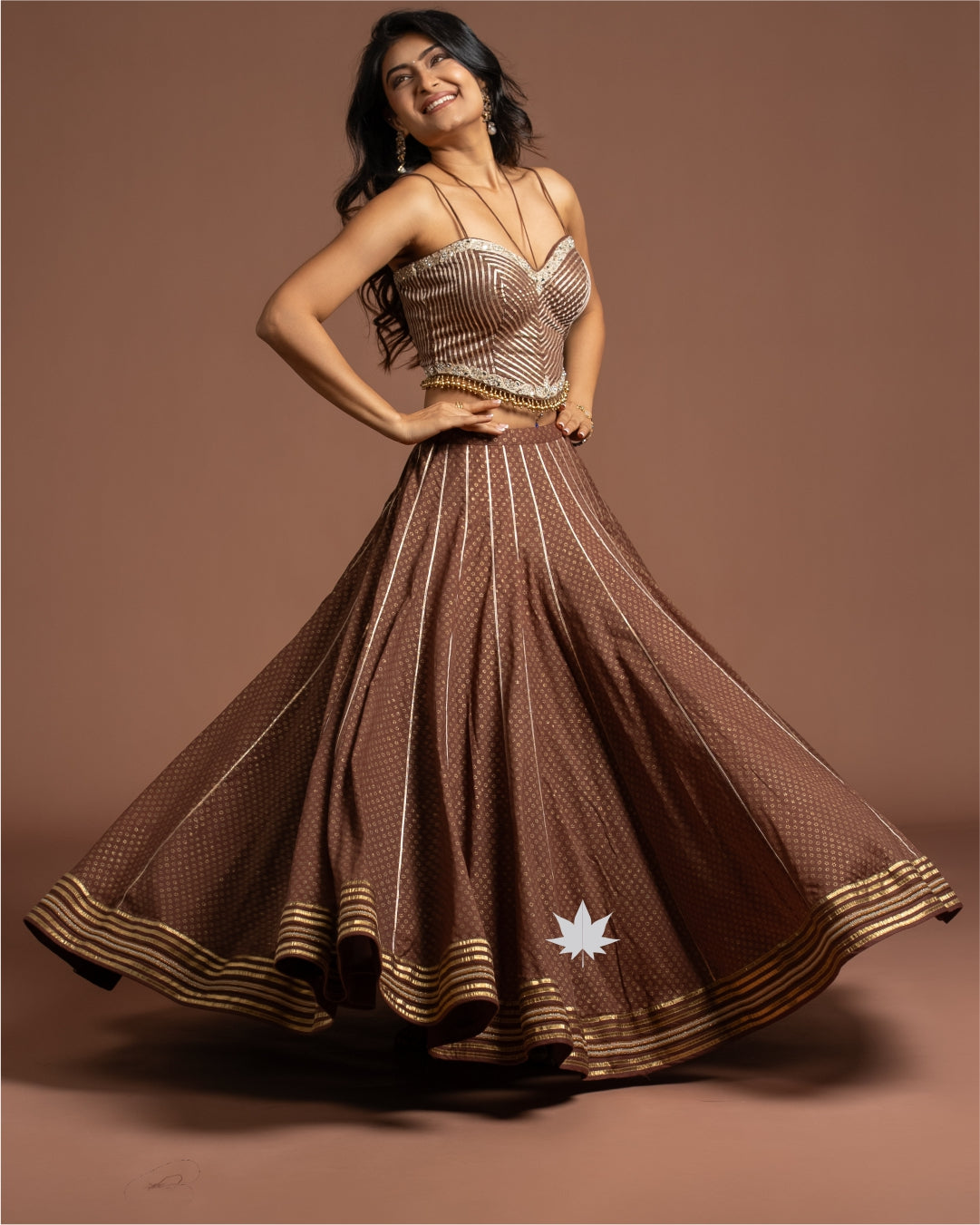 Ira Brown Chaniya Choli