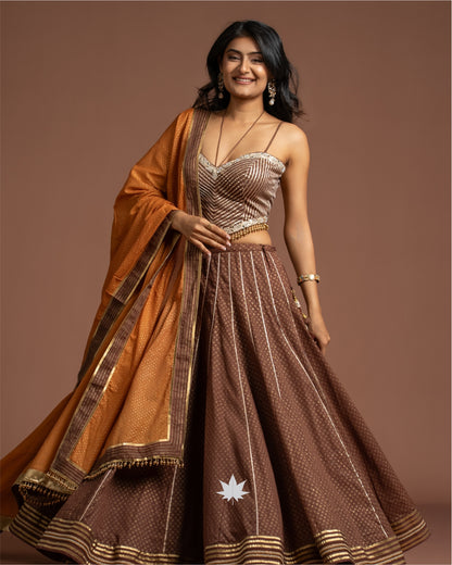 Ira Brown Chaniya Choli