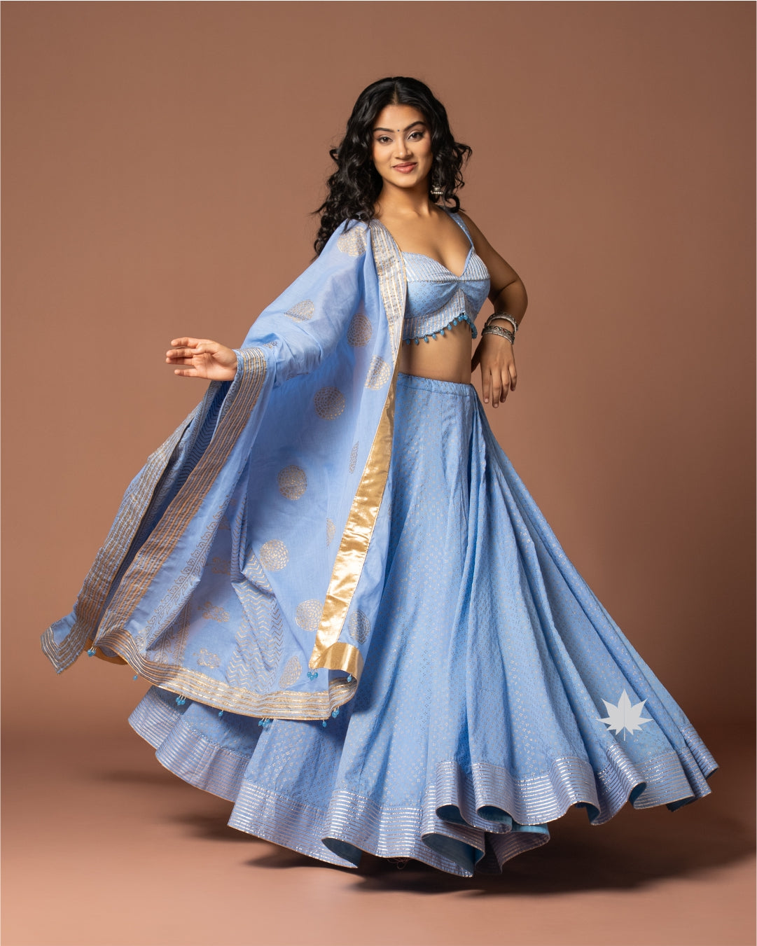 Nysa Blue Chaniya Choli
