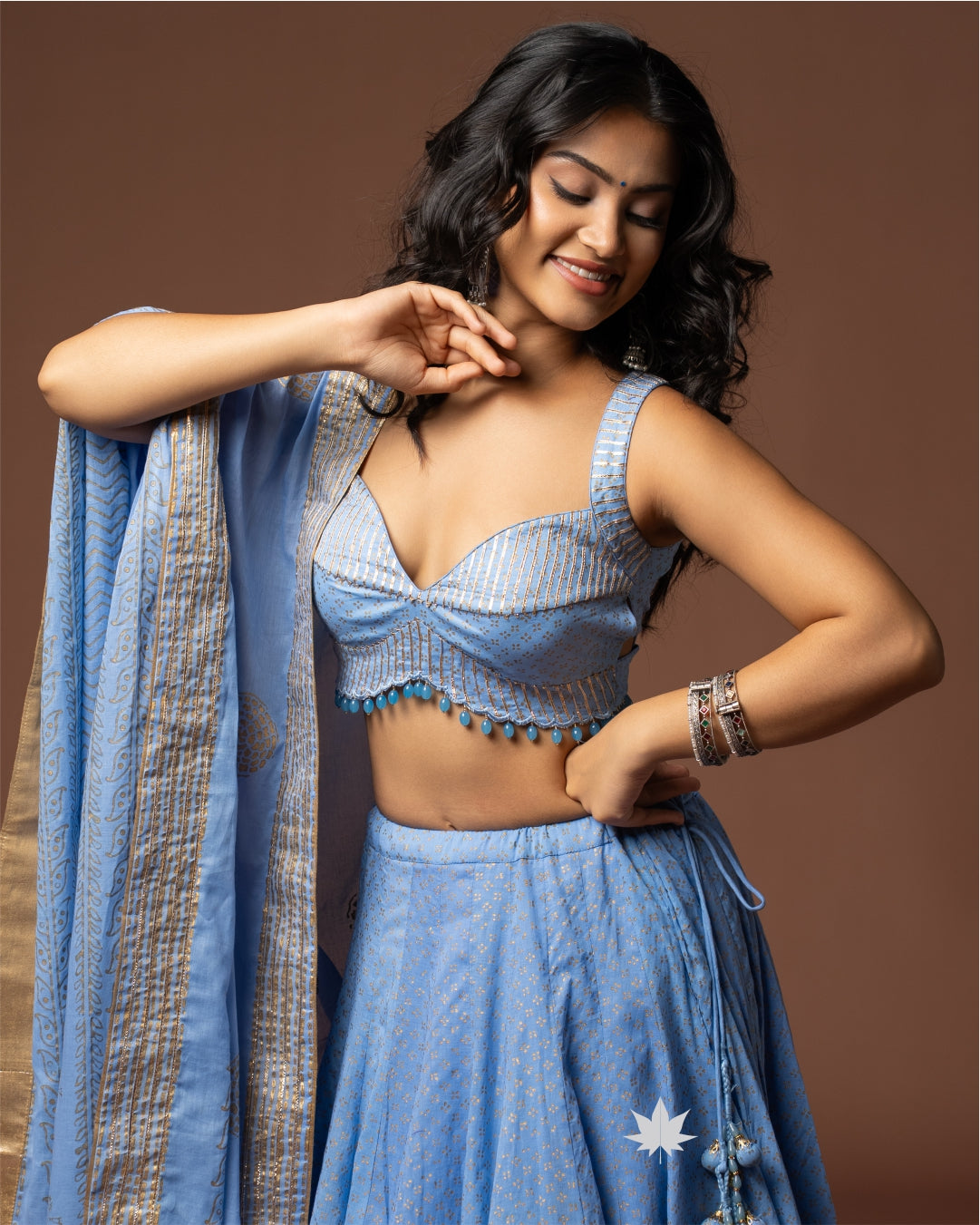 Nysa Blue Chaniya Choli