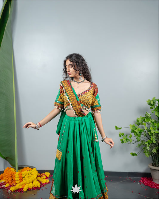Panna Twirl Chaniya Choli