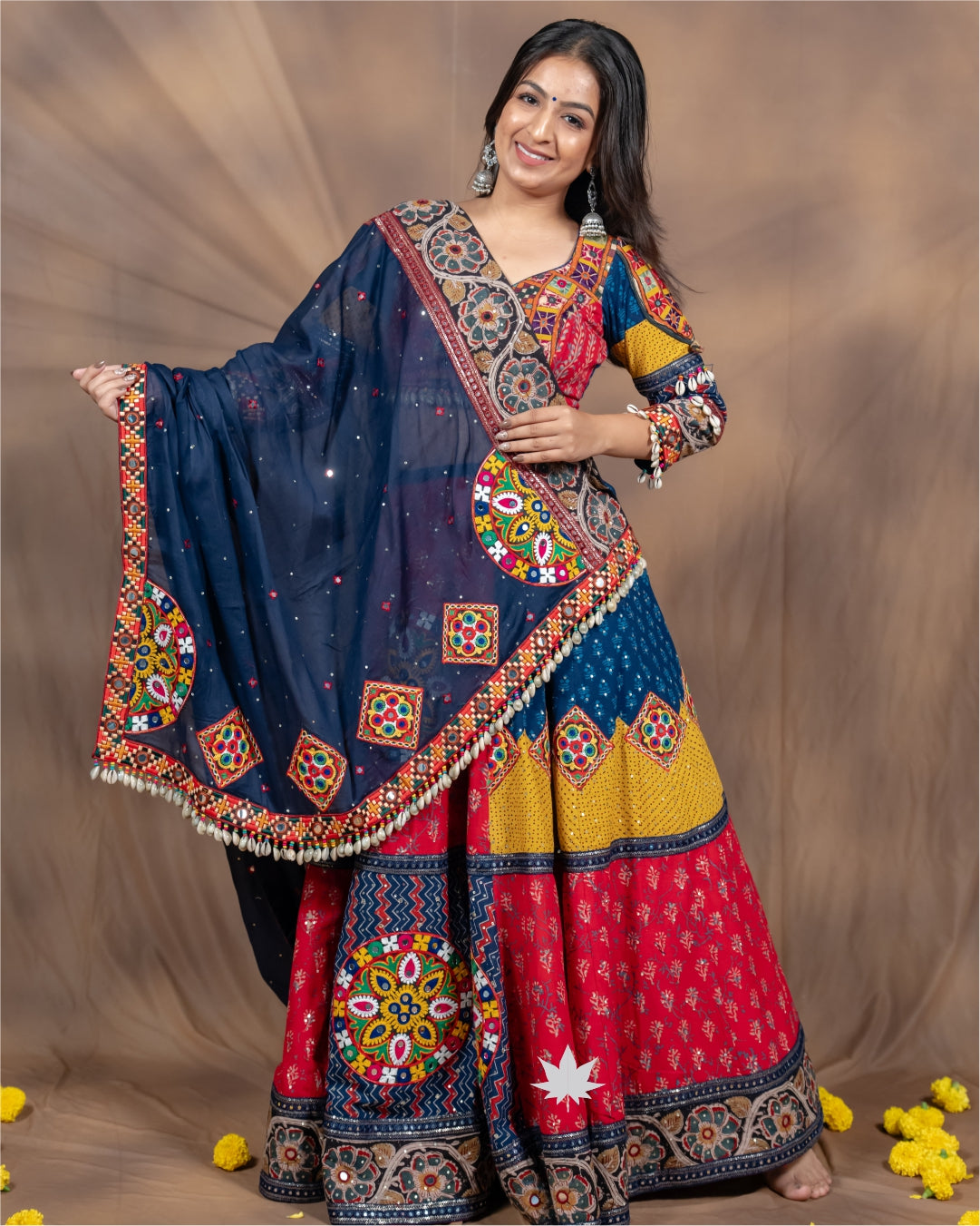 Midnight Plum Chaniya Choli