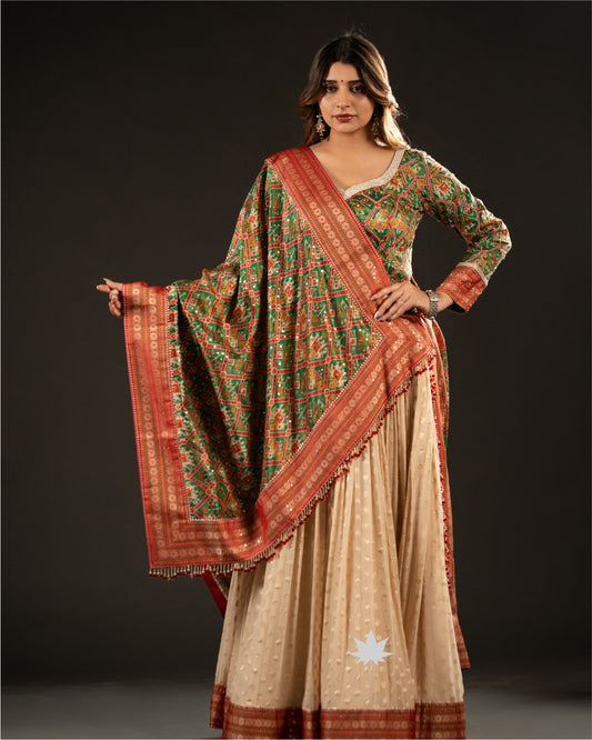 Patola Grace – Banarasi Georgette Lehenga Set