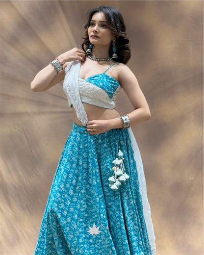 NeelShweta Cotton Ghagra Choli