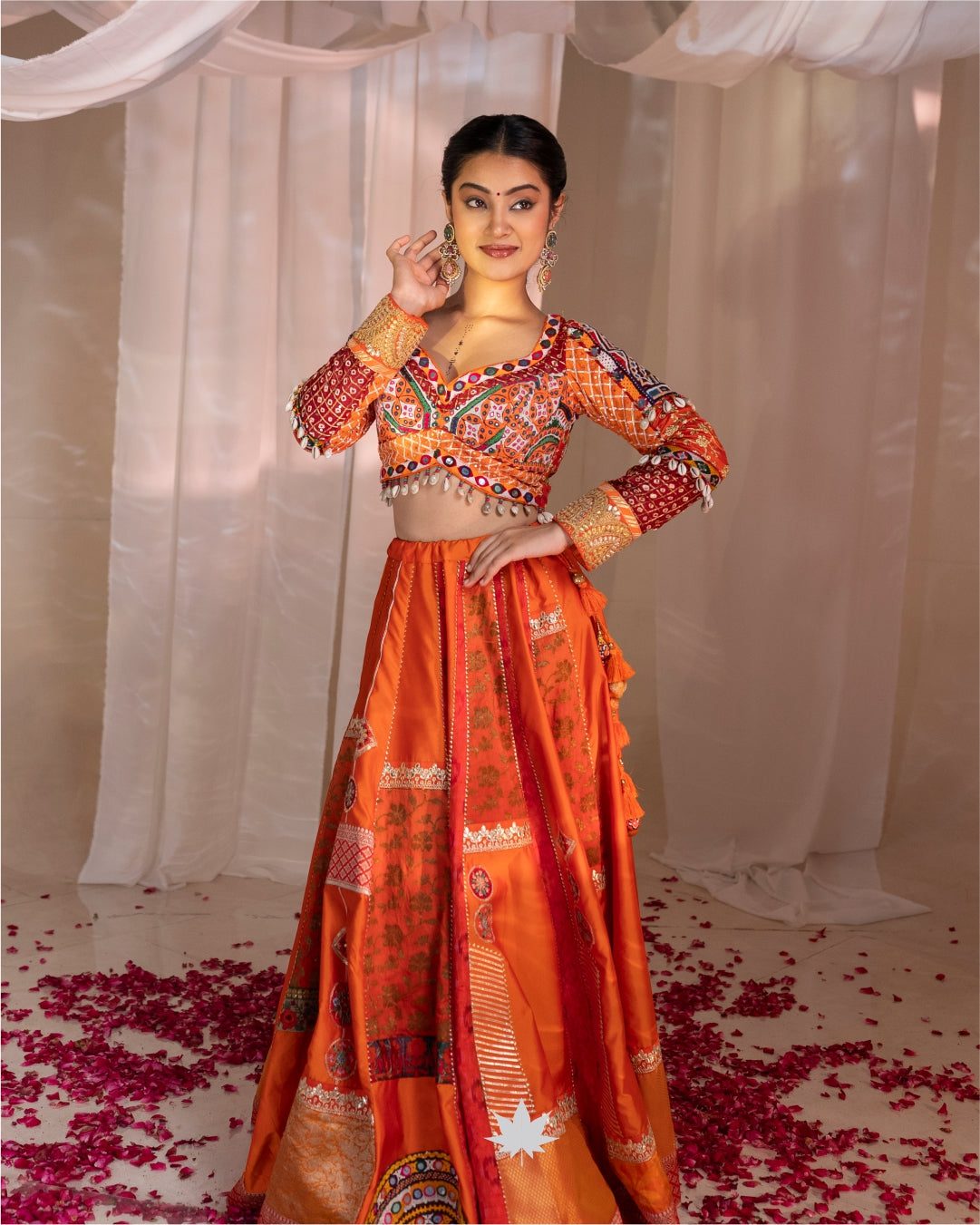 Sunset Radiance Gamthi Chaniya Choli