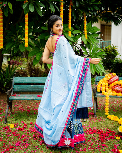Tribal Royality Multi-Patchwork Chaniya Choli set
