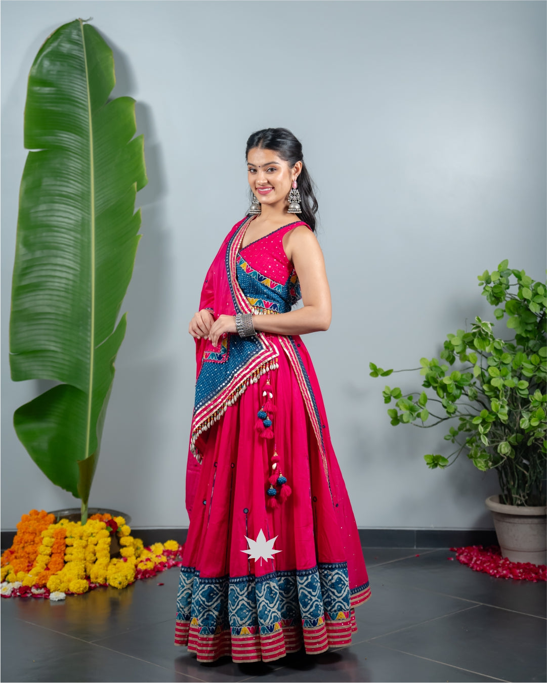 Pink Twirl Chaniya Choli
